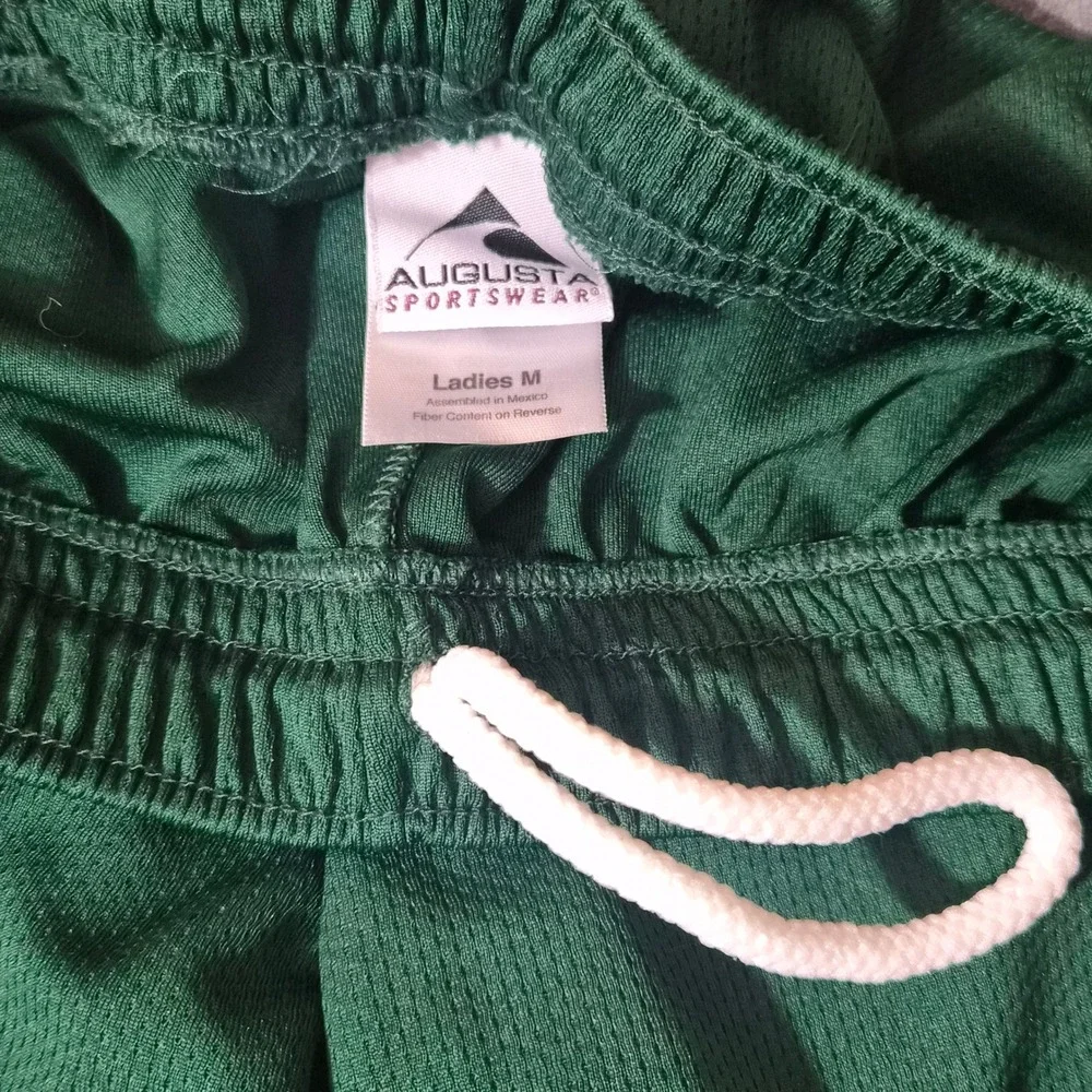 Augusta Sportswear Green Mesh Athletic Shorts Womens Medium Soccer Gym RN 65378